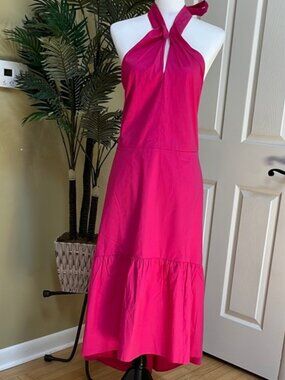 Nine West, XXL,  Hot Pink Halter Dress
